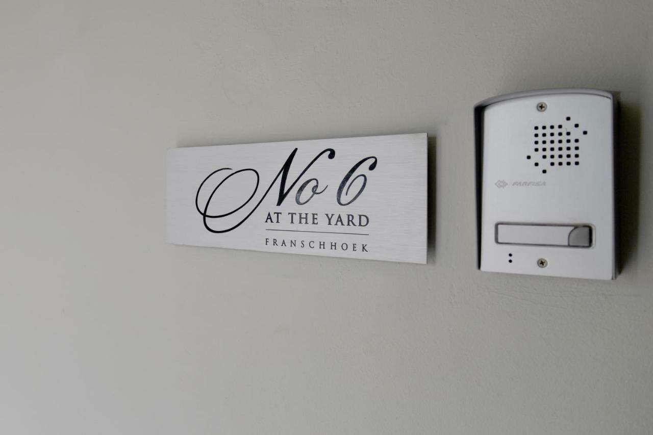 No. 6 The Yard Lägenhet Franschhoek Exteriör bild